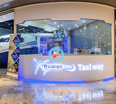 來(lái)福士TAXI-way飛機(jī)試飛體驗(yàn)館360全景案例展示