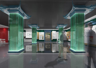 鄉村振興館展廳裝修設計案例