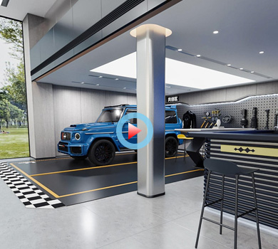 杭州汽車4s店展廳設(shè)計(jì)全景案例