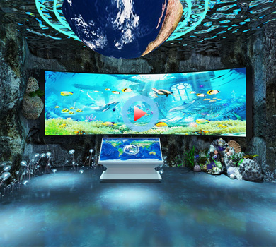 海洋教育科普館展廳設(shè)計(jì)全景案例