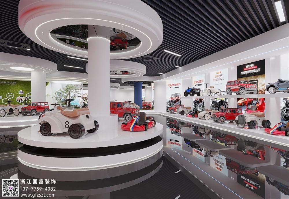 ?兒童電動車展廳設計要點